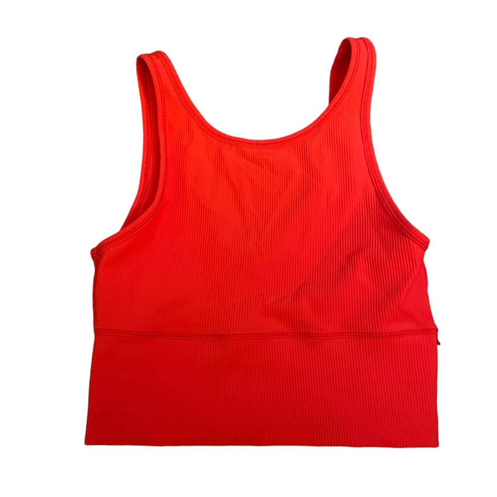 Lululemon Power Pivot Tank Size 6 Love Red